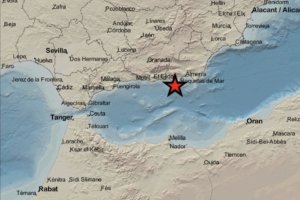 Imagen del IGN del terremoto en La Mojonera.