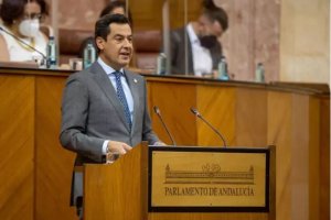 El presidente de la Junta de Andalucía, Juanma Moreno.