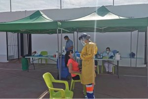 Imagen de un cribado realizado en la provincia de Almería.