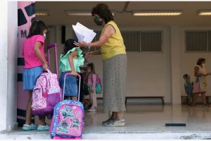 Inicio del curso escolar en un colegio malagueño.