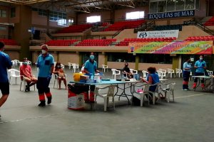 La vacunación masiva del viernes se realizará en Roquetas de Mar.