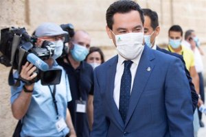 El presidente de la Junta de Andalucía, Juanma Moreno. Foto de María José López.