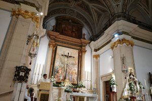 Imagen de los cultos en honor a la Virgen del Carmen Coronada, Reina de las Huertas