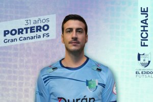 Víctor López refuerza la portería ejidense para la próxima Liga.