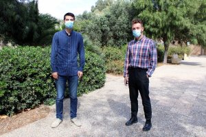 Néstor y Sergio, impulsores de la página web \'Owaon\'.