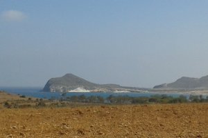 Vista de la playa de Los Genoveses, en el Parque Natural de Cabo de Gata-Níjar.