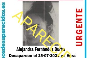 Alejandra Fernández ha sido localizada.