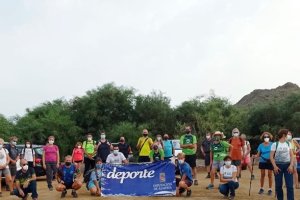 Participantes en la ruta.