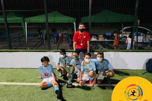 La fiesta del fútbol en Balanegra.