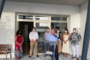 Acto de inauguración del Centro Social de Pozo Higuera.