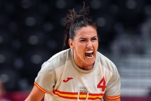 Carmen Martín en acción.