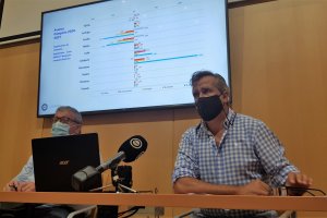 Rueda de prensa de presidente y gerente de Coexphal para hacer balance