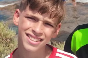 El pequeño Marcos Mohedano, fallecido hoy en Huécija.