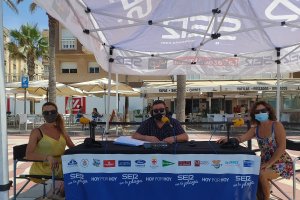 Míriam Abenza y Eva Marcos, del equipo de \'Viajar en el tiempo\'