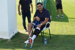 Mohamed Adel en el stage de Marbella.