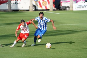 Robertone en el partido ante el Málaga.