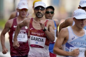 Chuso García Bragado, de 51 años, en sus últimos Juegos.