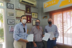Rafael Hernando, Alberto Contreras y Luis Rogelio Rodrógiez