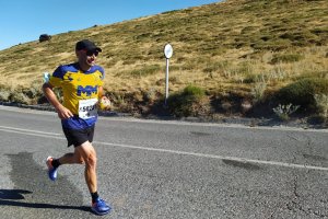 José Francisco Acién en plena carrera.