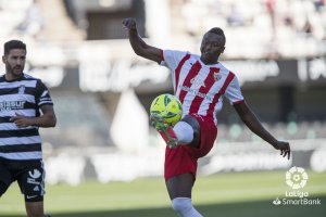 Sadiq en el Cartagena-Almería de la pasada Liga.