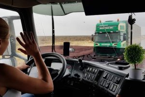 De todas las conductoras que hay en Almería un 21 tienen el carné de camión.