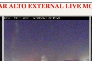Imagen compartida en Twitter por la Asociación de Amigos del Observatorio Astronómico de Calar Alto.