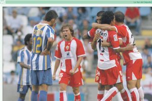 Un día histórico con la victoria 0-3 frente al Deportivo en 2007.