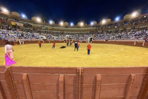 Los tendidos admitieron a la mayoría de público que las restricciones de la pandemia
permiten, en una entretenida y emotiva tarde de toros.