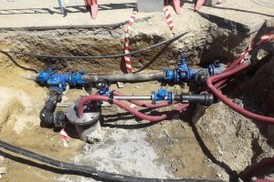 Nueva instalación de conexión hidráulica en la barriada del Espiritu Santo de Vera