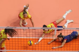 Las jugadoras españolas lo intentaron.