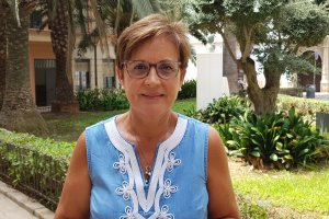 La portavoz socialista en el Ayuntamiento de Almería, Adriana Valverde