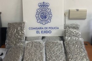 Marihuana encontrada en El Ejido.