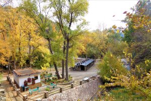 Área Recreativa El Nacimiento, situada en Laujar de Andarax, en la Alpujarra almeriense.