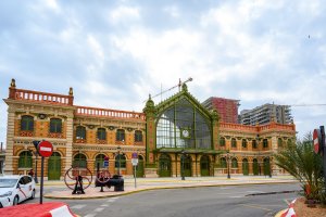 Antigua estación de tren de Almería.