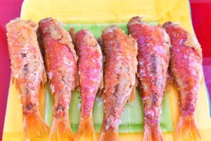 Los salmonetes, grandes protagonistas del menú de hoy.