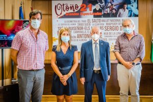 Presentación de la programación cultural de Roquetas, este lunes en rueda de prensa.