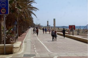 Imagen del Paseo Marítimo de Almería.