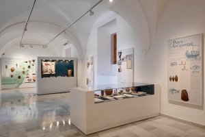 Espacio expositivo \'La pesca en la antigüedad\'.