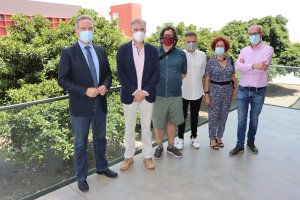 Responsables del Instituto Balmis y de la UAL.