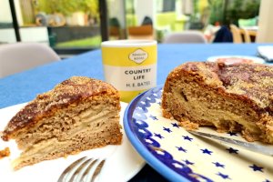 Bizcocho de manzana.