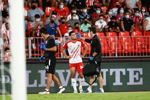 Robertone se lesionó ante Las Palmas.