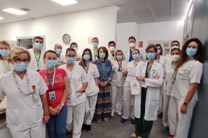 Profesionales del Área de Farmacia del Hospital de Poniente.