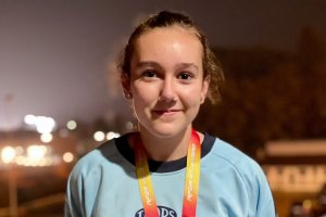 Laura Zarauz logra dos medallas en el Campeonato de España sub14 de atletismo.