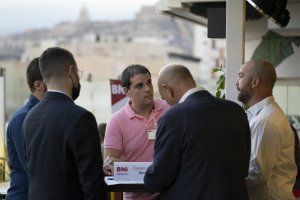 Integrantes de BNI Almería durante la jornada.
