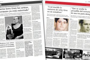 La hemeroteca de LA VOZ: hablan los familiares de las víctimas mortales de ETA.
