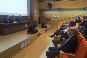 Asistentes a la presentación del proyecto \'Ocean Aquaculture Andalusia\' en la UAL.