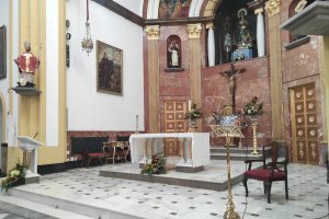 Parte del altar mayor de San Agustín.