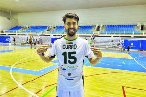 Curro Sáez en el Moisés Ruiz, donde disfruta con Unicaja Almería.