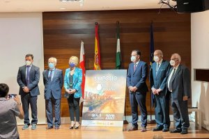 Presentación del cartel del Simposio en el Museo de Almería.