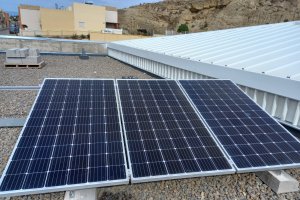 Obras en un centro educativo.